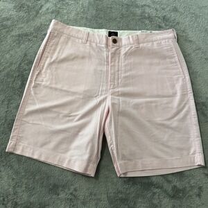 J Crew Stretch Chino Shorts Men's Size 36‎ 9" Inseam Pink STYLE #K8790